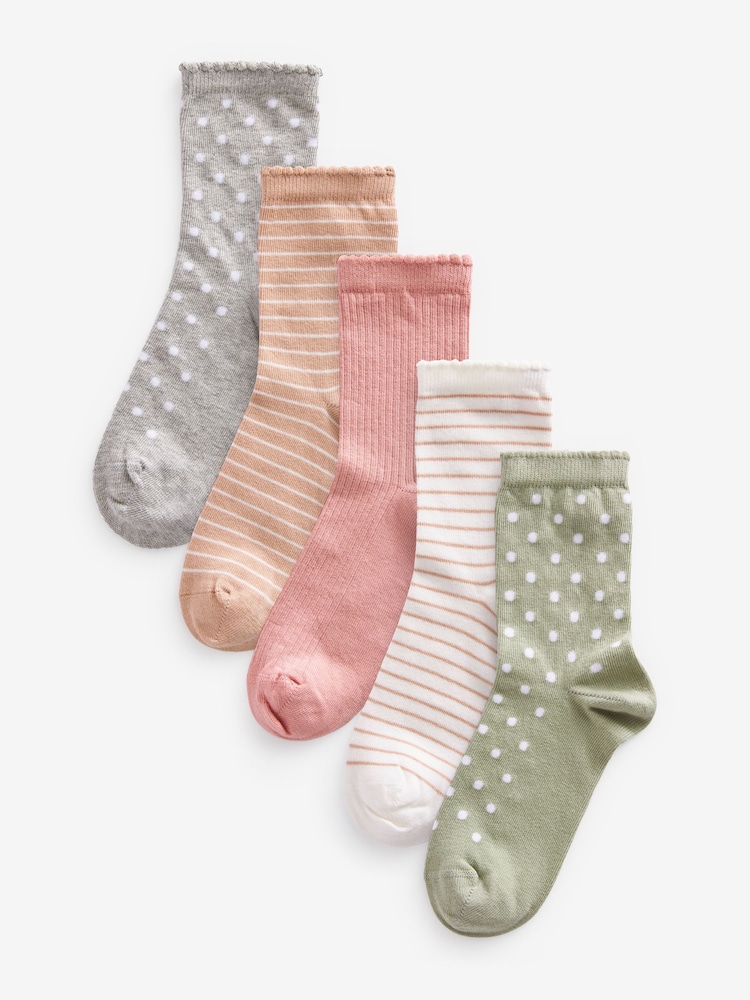 Mehrfarbig - Socken mit hohem Baumwollanteil, 5er-Pack - Bild 1 von 6 Mehrfarbig - Socken mit hohem Baumwollanteil, 5er-Pack - Bild 1 von 6