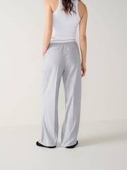 Grey Reverse Waistband Wide Leg Trousers - Image 3 of 6