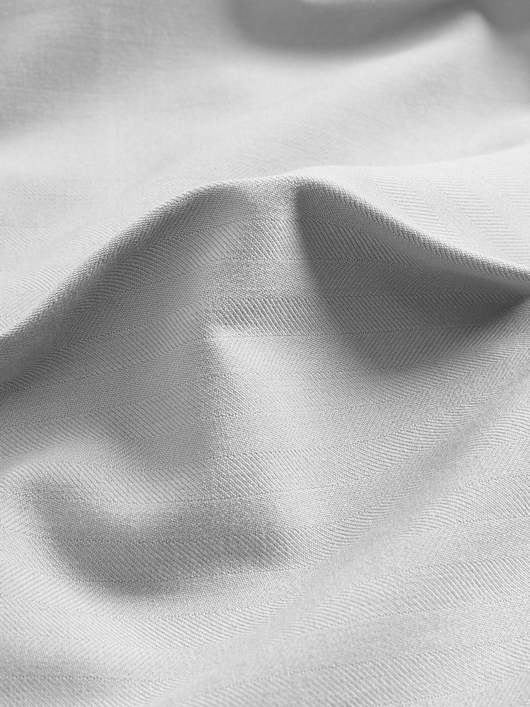 Grey Reverse Waistband Wide Leg Trousers - Image 6 of 6