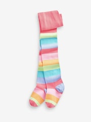 Multicolour Cotton Rich Rainbow Stripe Tights - Image 1 of 1