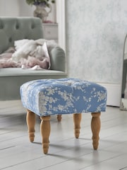 Shabby Chic by Rachel Ashwell® Garden Floral Denim Blue Sadie Stool - Image 1 of 5