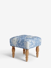 Shabby Chic by Rachel Ashwell® Garden Floral Denim Blue Sadie Stool - Image 3 of 5