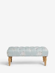 Shabby Chic by Rachel Ashwell® Garden Floral Denim Blue Sadie Bench - Image 3 of 5