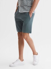 Reiss Sage Latin Elasticated Shorts - Image 1 of 6