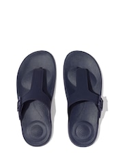 FitFlop Black Iqushion Adjustable Buckle Flip-Flops - Image 2 of 4