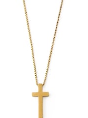 Orelia & Joe Ridged Cross Necklace - Image 1 of 2