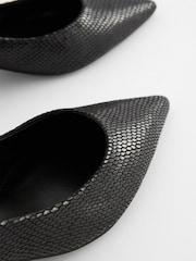 Black Regular/Wide Fit Forever Comfort® Kitten Heel Court Shoes - Image 3 of 5