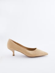 Camel Natural Regular/Wide Fit Forever Comfort® Kitten Heel Court Shoes - Image 4 of 7