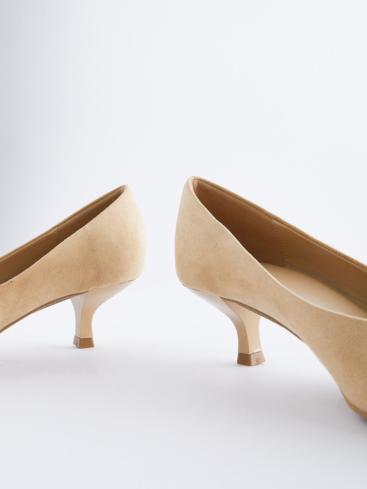 Camel Natural Regular/Wide Fit Forever Comfort® Kitten Heel Court Shoes - Image 7 of 7