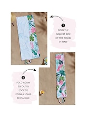 Пляжное полотенце в сумке Catherine Lansfield Tropical Palm 100% хлопок - Image 2 of 4