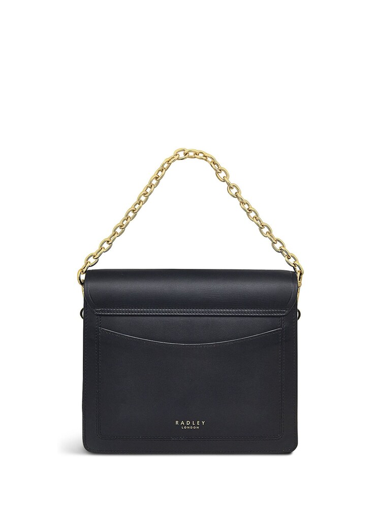 Radley London Small Apsley Road Heirloom Weave Black Flapover Cross-Body Bag - Image 2 of 4