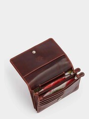 OSPREY LONDON The Narissa Leather RFID Matinee Brown Purse - Image 3 of 4