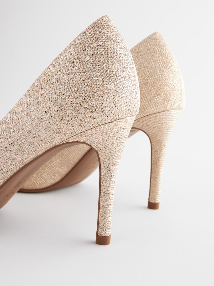 Gold Regular/Wide Fit Forever Comfort® Round Toe Court Shoes - Image 3 of 5