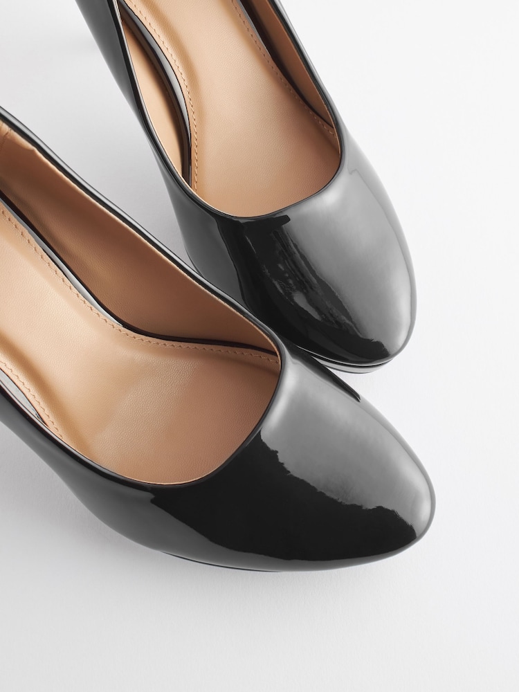 Noir - Escarpins de cour à plateforme Forever Comfort® - Image 5 of 7