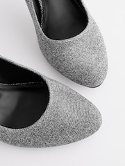 Shimmer Regular/Wide Fit Forever Comfort® Round Toe Court Shoes - Image 6 of 7