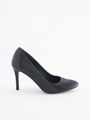 Navy Blue Regular/Wide Fit Forever Comfort® Round Toe Court Shoes - Image 4 of 7