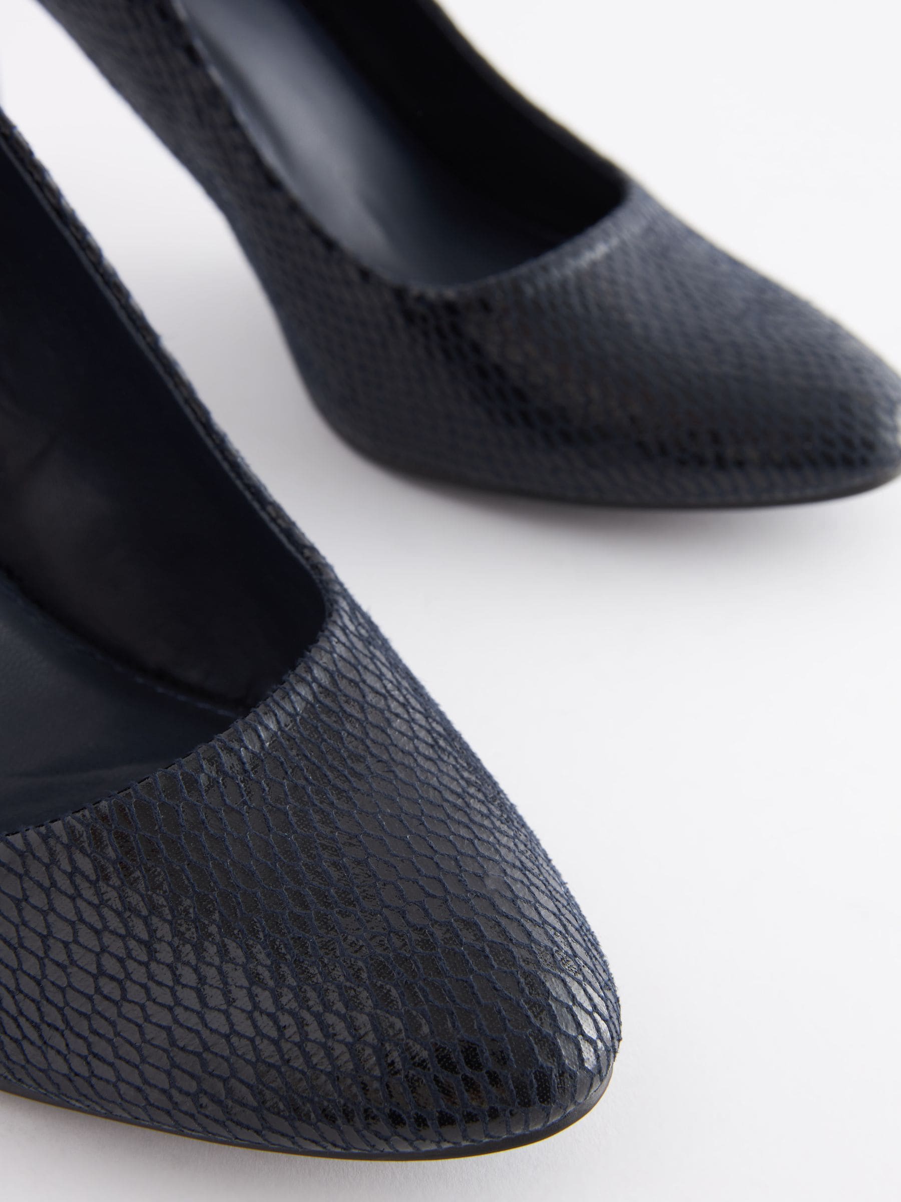 Buy Navy Blue Regular Wide Fit Forever Comfort Round Toe Court Shoes from Next United Arab Emirates