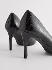 Black Regular/Wide Fit Forever Comfort® Round Toe Court Shoes - Image 6 of 7