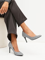 Shimmer Extra Wide Fit Forever Comfort® Round Toe Court Shoes - Image 1 of 7