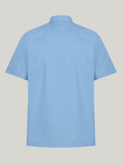 Trutex Jungen Blau Bügelfreie Kurzarm-Schulhemden 2 Packung - Bild 7 von 7