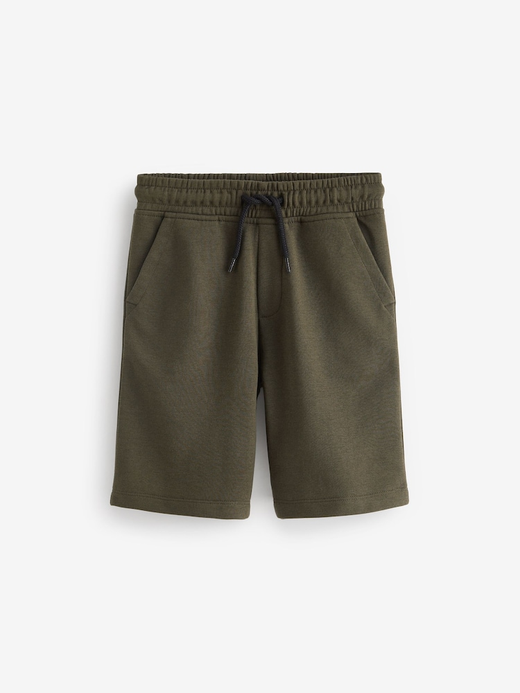 Green Khaki Regular Fit Basic Shorts (3-16yrs) - Image 1 of 3
