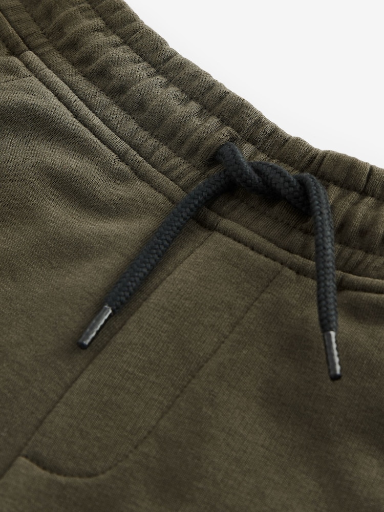 Green Khaki Regular Fit Basic Shorts (3-16yrs) - Image 3 of 3