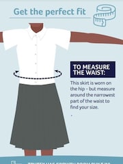 Trutex Senior Girls Permanent Pleats School Skirt - Image 5 of 5