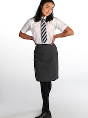 Trutex Grey Back Vent School Skirt - Image 1 of 4