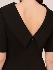 Adrianna Papell Roll Neck Sheath Dress With V-Back - Image 5 of 7
