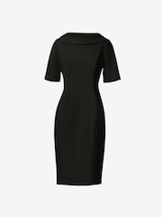 Adrianna Papell Roll Neck Sheath Dress With V-Back - Image 6 of 7