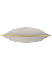 Furn Grey Meridian Velvet 55cm X 55cm Cushion Cover - Image 4 of 5