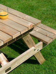 Rowlinson Garden Products Natural Picnic Table 1.5m - Image 2 of 4