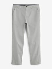 Grey Mid Straight Fit Stretch Chinos Trousers - Image 5 of 8