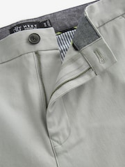 Grey Mid Straight Fit Stretch Chinos Trousers - Image 6 of 8