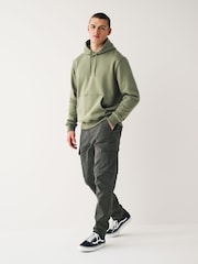 Gris anthracite - Slim Fit (Slim Fit) - Pantalon cargo stretch en coton - Image 2 de 10