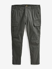 Gris anthracite - Slim Fit (Slim Fit) - Pantalon cargo stretch en coton - Image 8 de 10