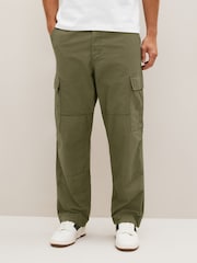 Khaki Green Relaxed Fit Ripstop Cargo Trousers - Image 1 of 8