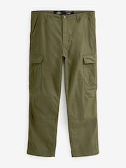 Khaki Green Relaxed Fit Ripstop Cargo Trousers - Image 6 of 8