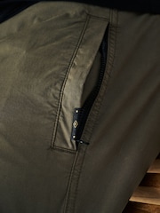 Khaki Green Regular Tapered Stretch Utility Cargo Trousers - Image 11 of 12