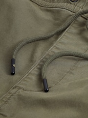 Khaki Green Regular Tapered Stretch Utility Cargo Trousers - Image 12 of 12