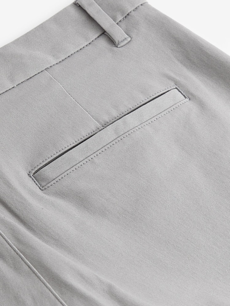 Mid Grey Stretch Chino Trousers - Image 7 of 7