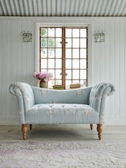 Shabby Chic by Rachel Ashwell® Bella Rose Sage Delilah Loveseat Sofa Accent Chair - Image 1 of 6