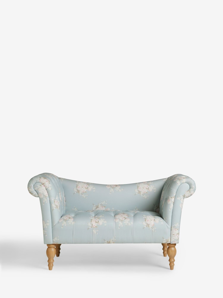 Shabby Chic by Rachel Ashwell® Bella Rose Sage Delilah Loveseat Sofa Accent Chair - Image 2 of 6