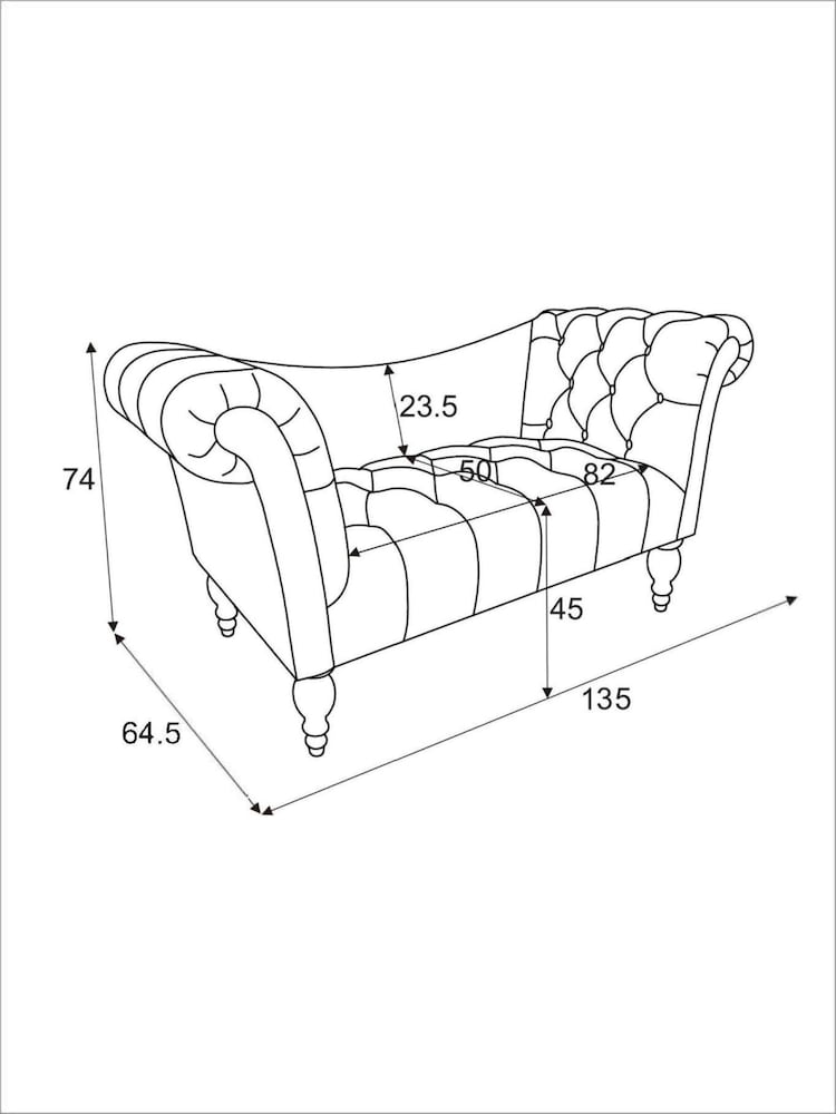 Shabby Chic by Rachel Ashwell® Bella Rose Sage Delilah Loveseat Sofa Accent Chair - Image 6 of 6
