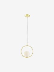 MADE.COM Brass Remi Pendant Light - Image 6 of 7