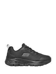 Skechers Black Womens Work Arch Fit Slip Resistant Trainers - Image 1 of 5
