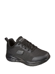 Skechers Black Womens Work Arch Fit Slip Resistant Trainers - Image 3 of 5