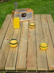 Rowlinson Garden Products Natural Picnic Table 1.2m - Image 2 of 4