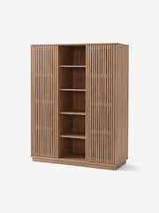 MADE.COM Dark Oak Effect Tulma Sliding Door Triple Wardrobe - Image 1 of 2