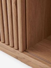 MADE.COM Dark Oak Effect Tulma Sliding Door Double Wardrobe - Image 5 of 6